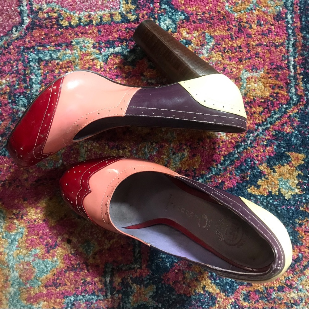 Vintage Multicolor Jeffrey Campbell Heels